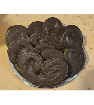 Palmeras de chocolate negro